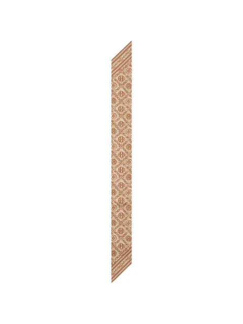 Tory Burch Echarpe com padronagem monogramada