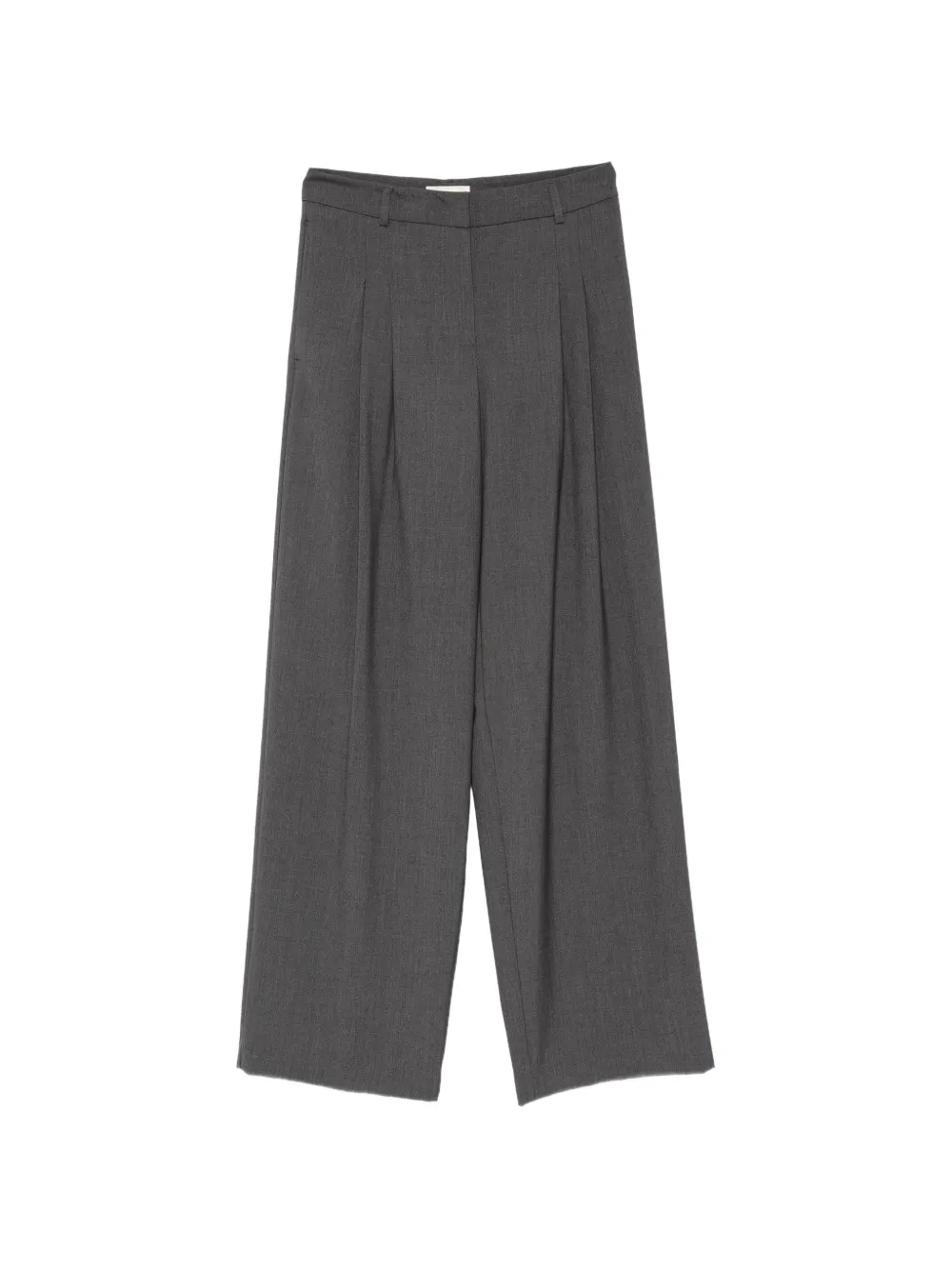 VICOLO pleated wide-leg trousers - Grau