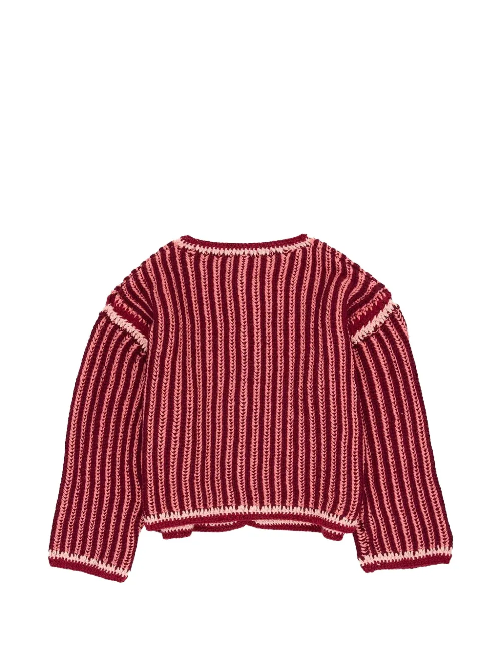 ZIMMERMANN Kids Mahon gebreid jack met streep Rood