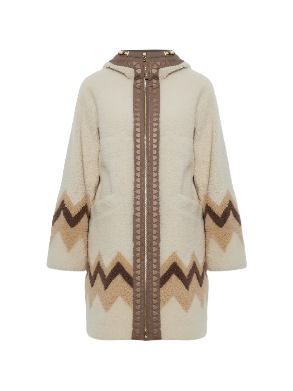 BOGNER manteau Niva à capuche - Tons neutres BOGNER manteau Niva à capuche - Tons neutres