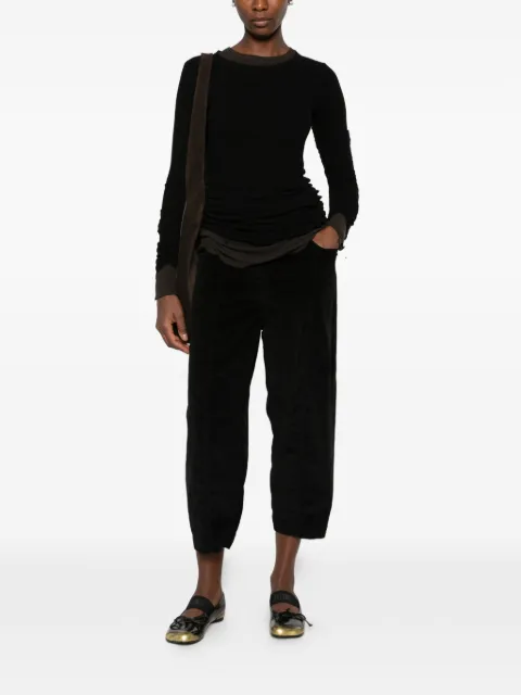Masnada corduroy panelled trousers