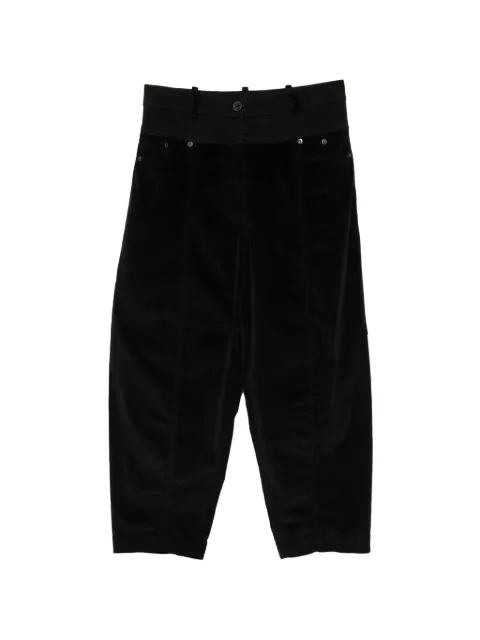 Masnada corduroy panelled trousers