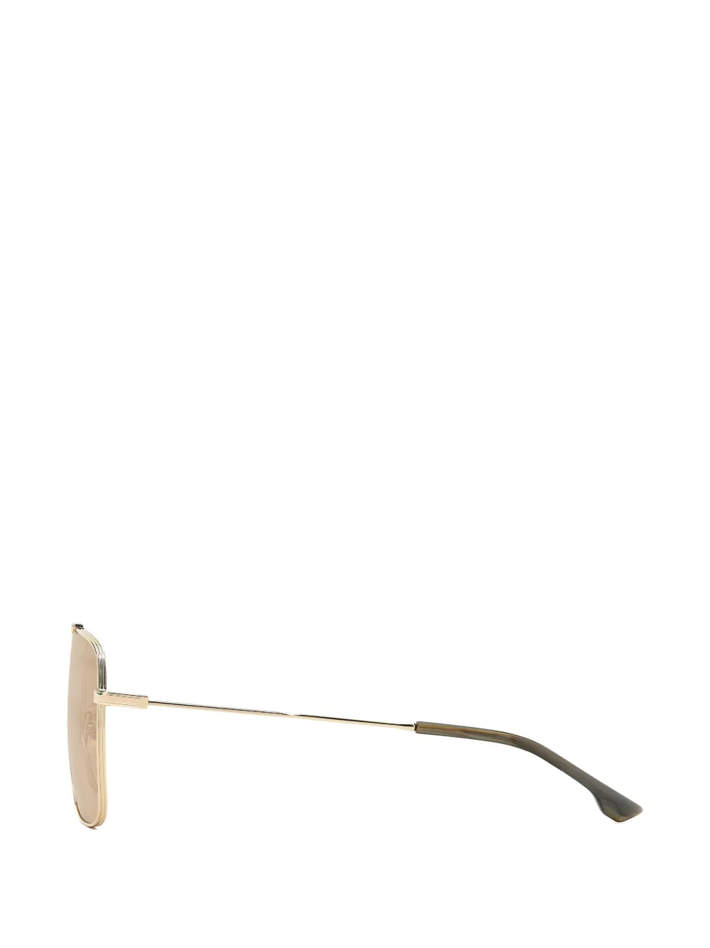 Victoria Beckham Eyewear Zonnebril met geometrisch montuur Goud