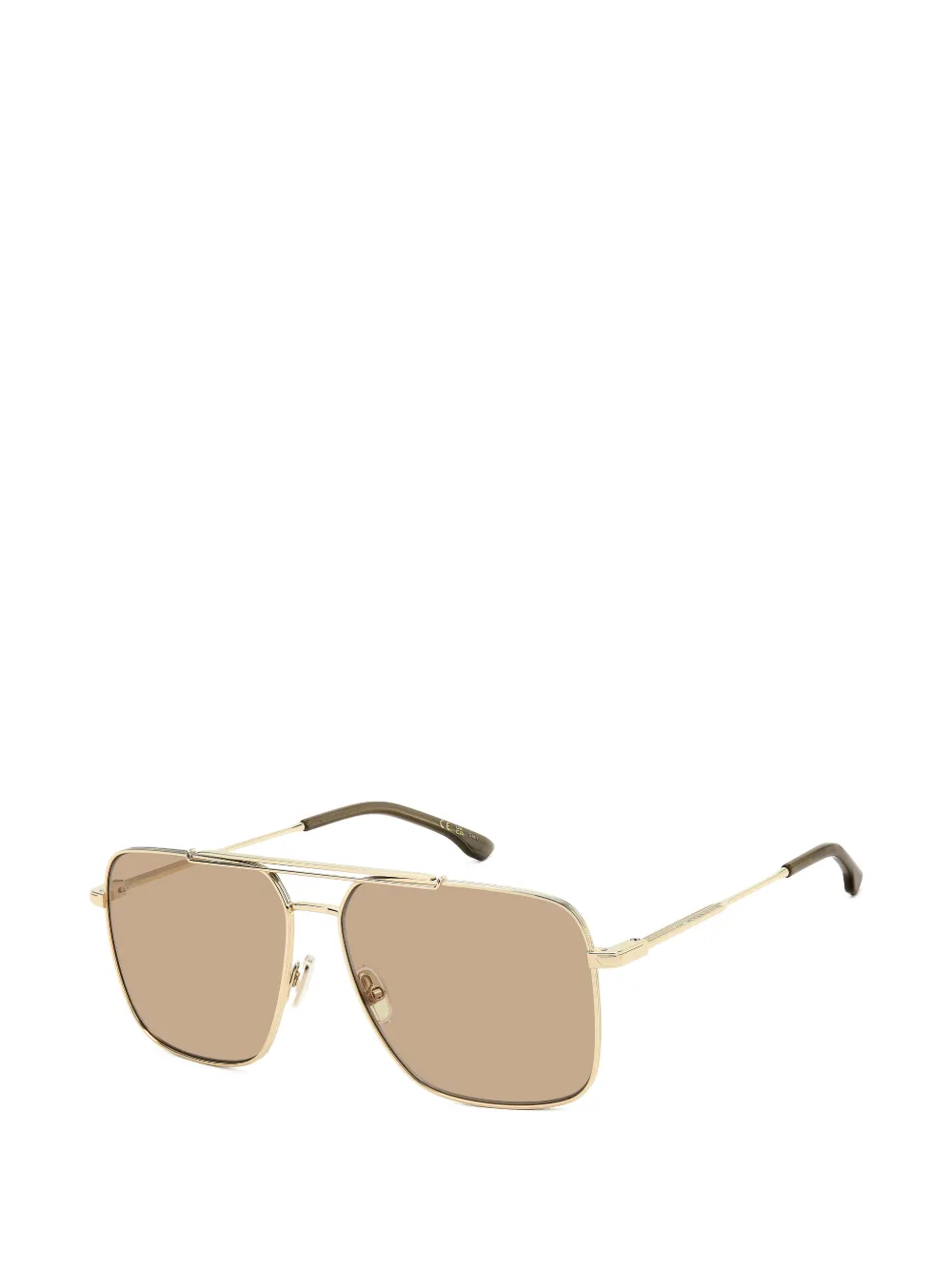 Victoria Beckham Eyewear Zonnebril met geometrisch montuur Goud