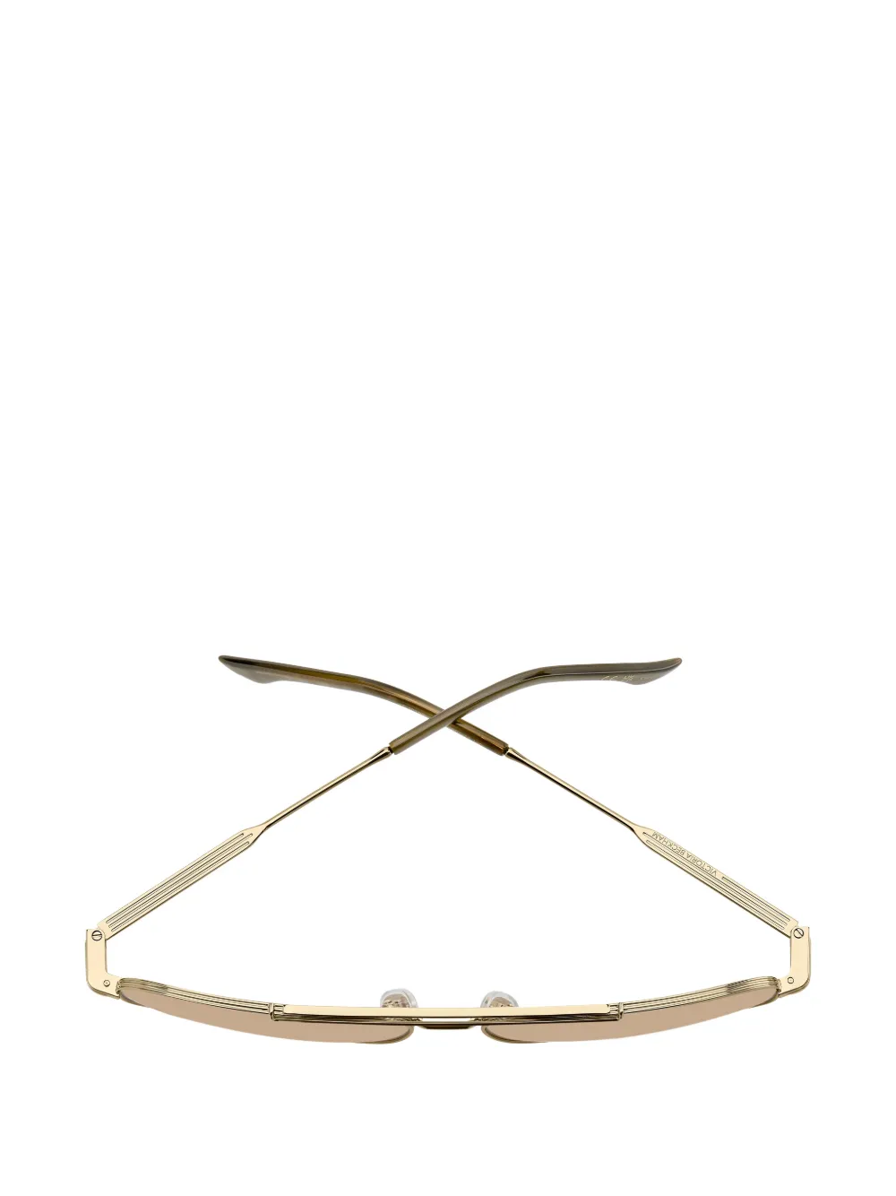 Victoria Beckham Eyewear Zonnebril met geometrisch montuur Goud