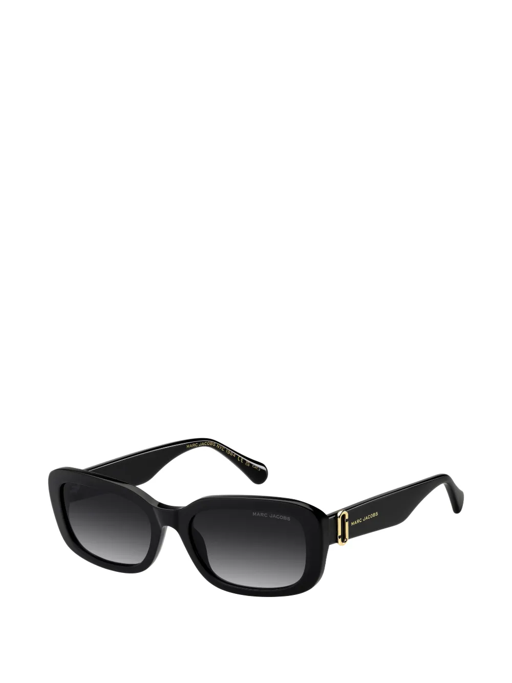 Marc Jacobs Eyewear Zonnebril met rechthoekig montuur Zwart