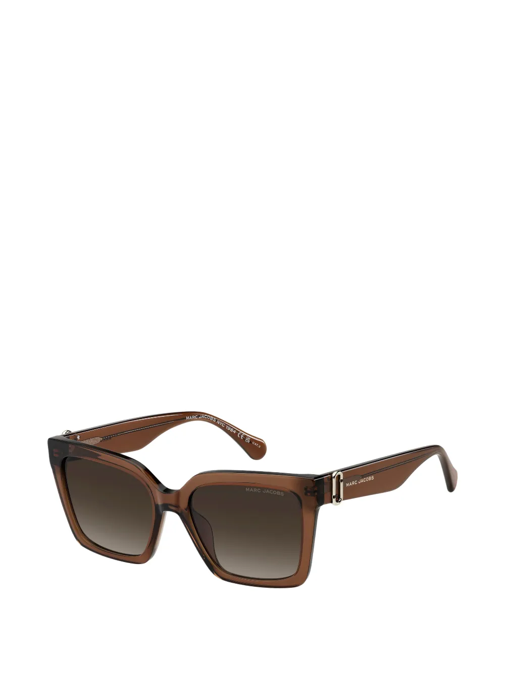 Marc Jacobs Eyewear J Link zonnebril met vierkant montuur Bruin