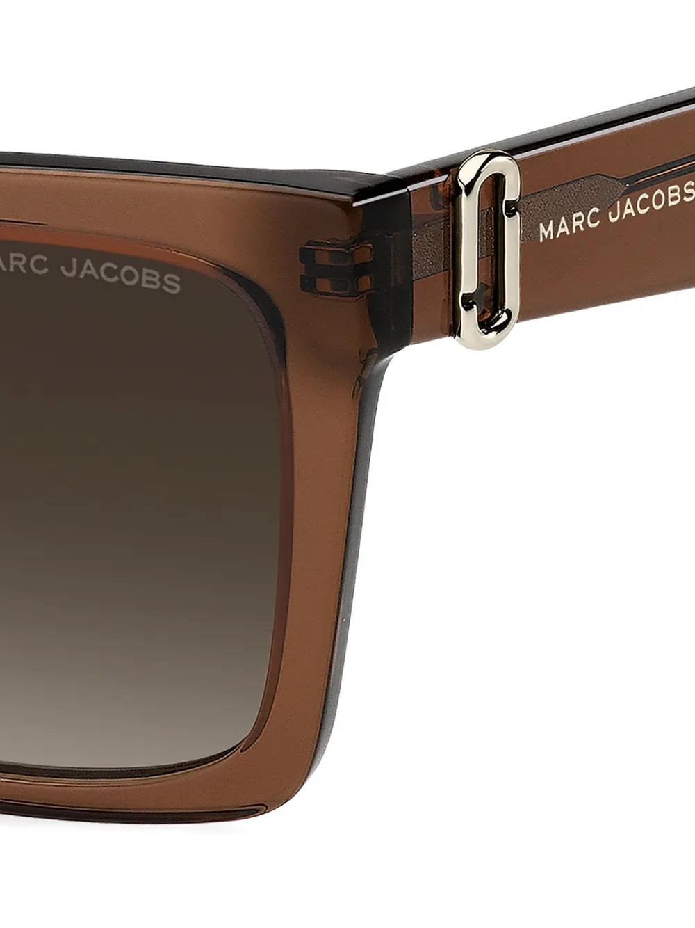 Marc Jacobs Eyewear J Link zonnebril met vierkant montuur Bruin