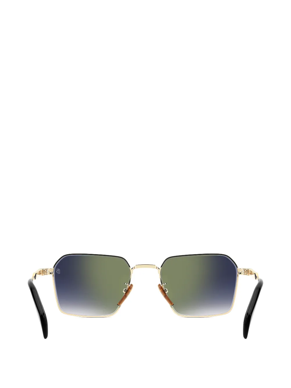Eyewear by David Beckham Zonnebril met geometrisch montuur Goud