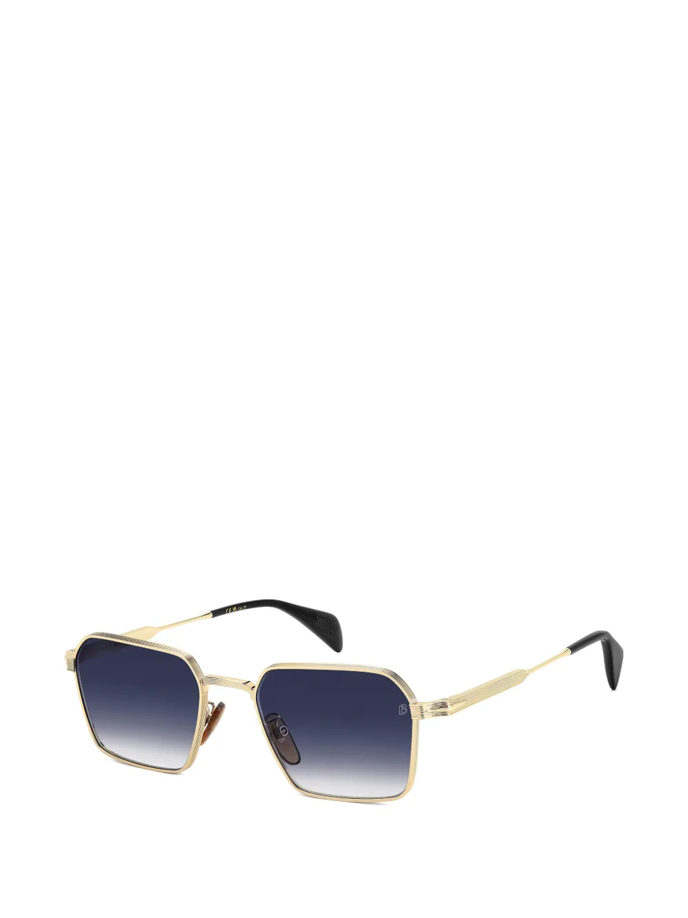 Eyewear by David Beckham Zonnebril met geometrisch montuur Goud