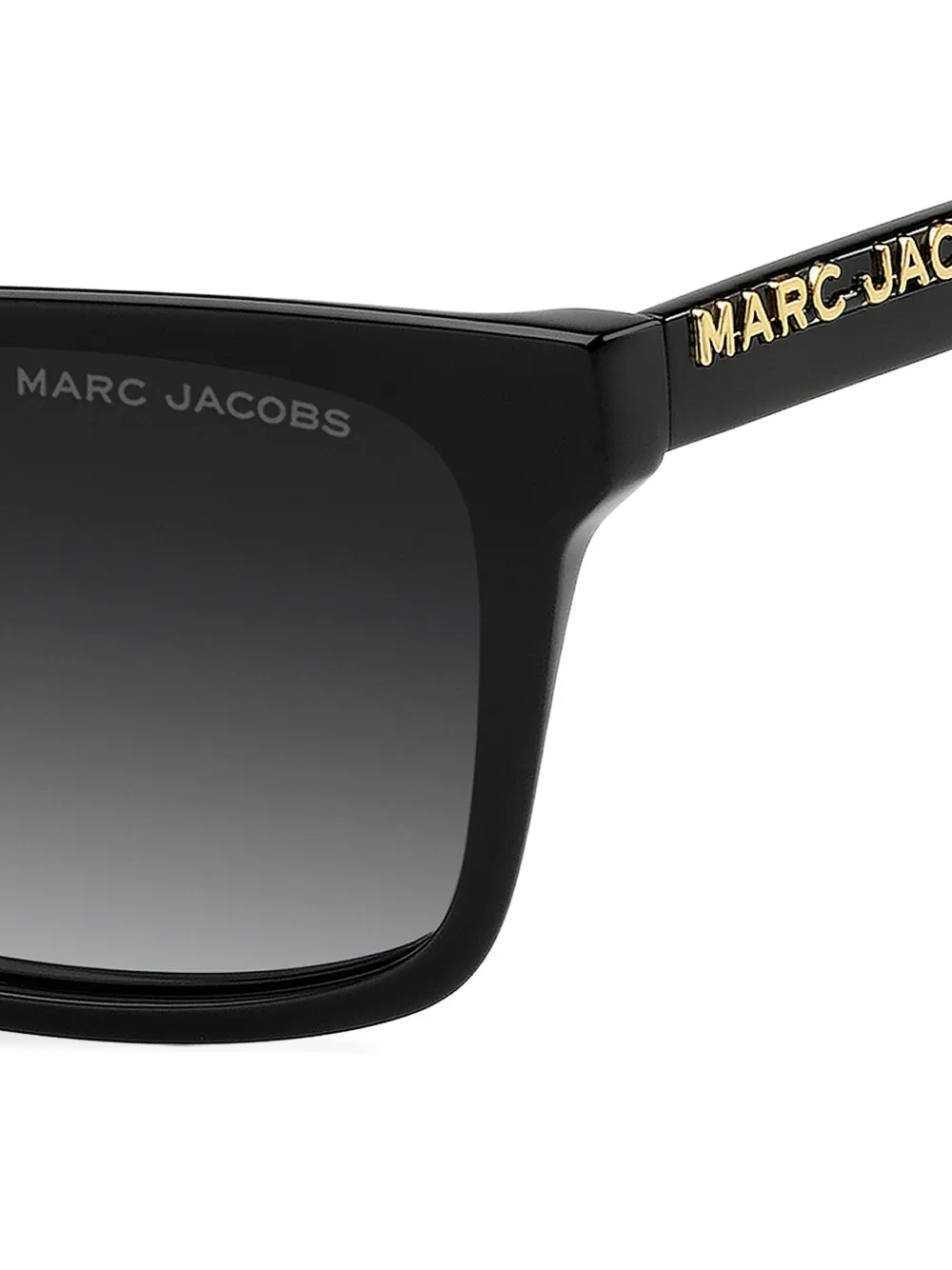 Marc Jacobs Eyewear Zonnebril met rechthoekig montuur Zwart