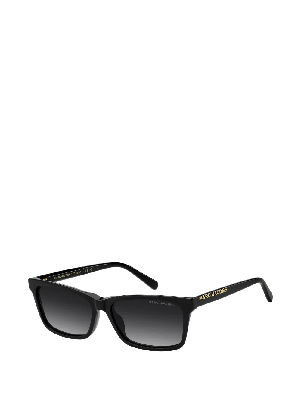Marc Jacobs Eyewear Zonnebril met rechthoekig montuur Zwart