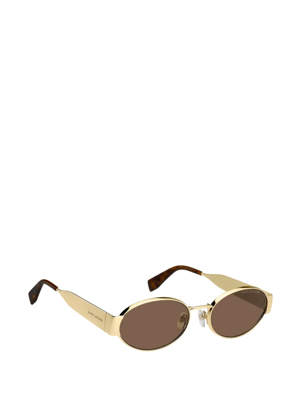 Marc Jacobs Eyewear Zonnebril met ovalen montuur Goud