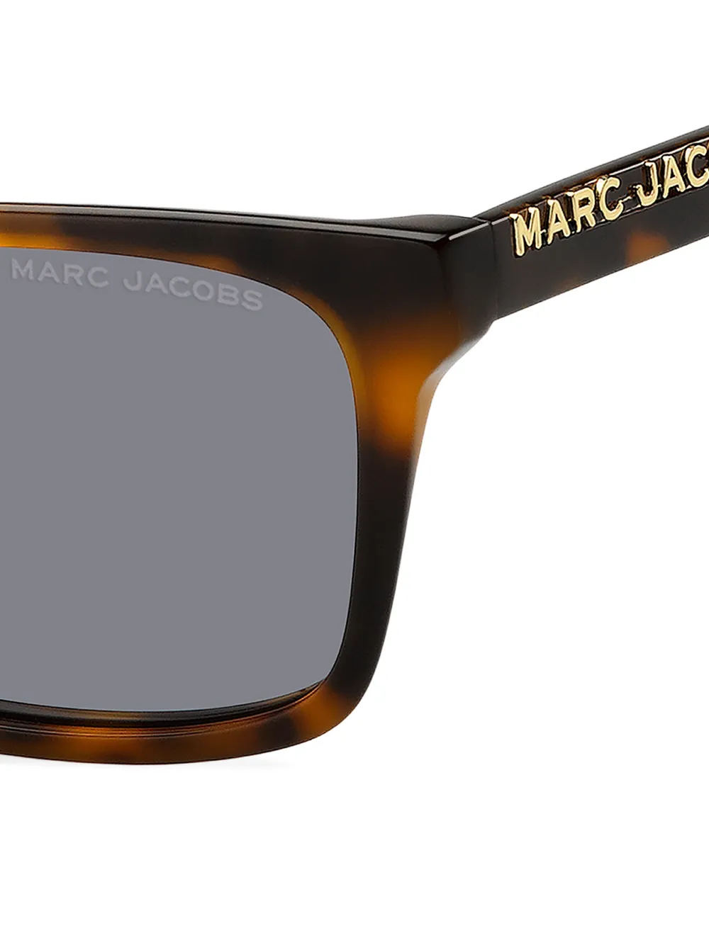 Marc Jacobs Eyewear Zonnebril met rechthoekig montuur Bruin