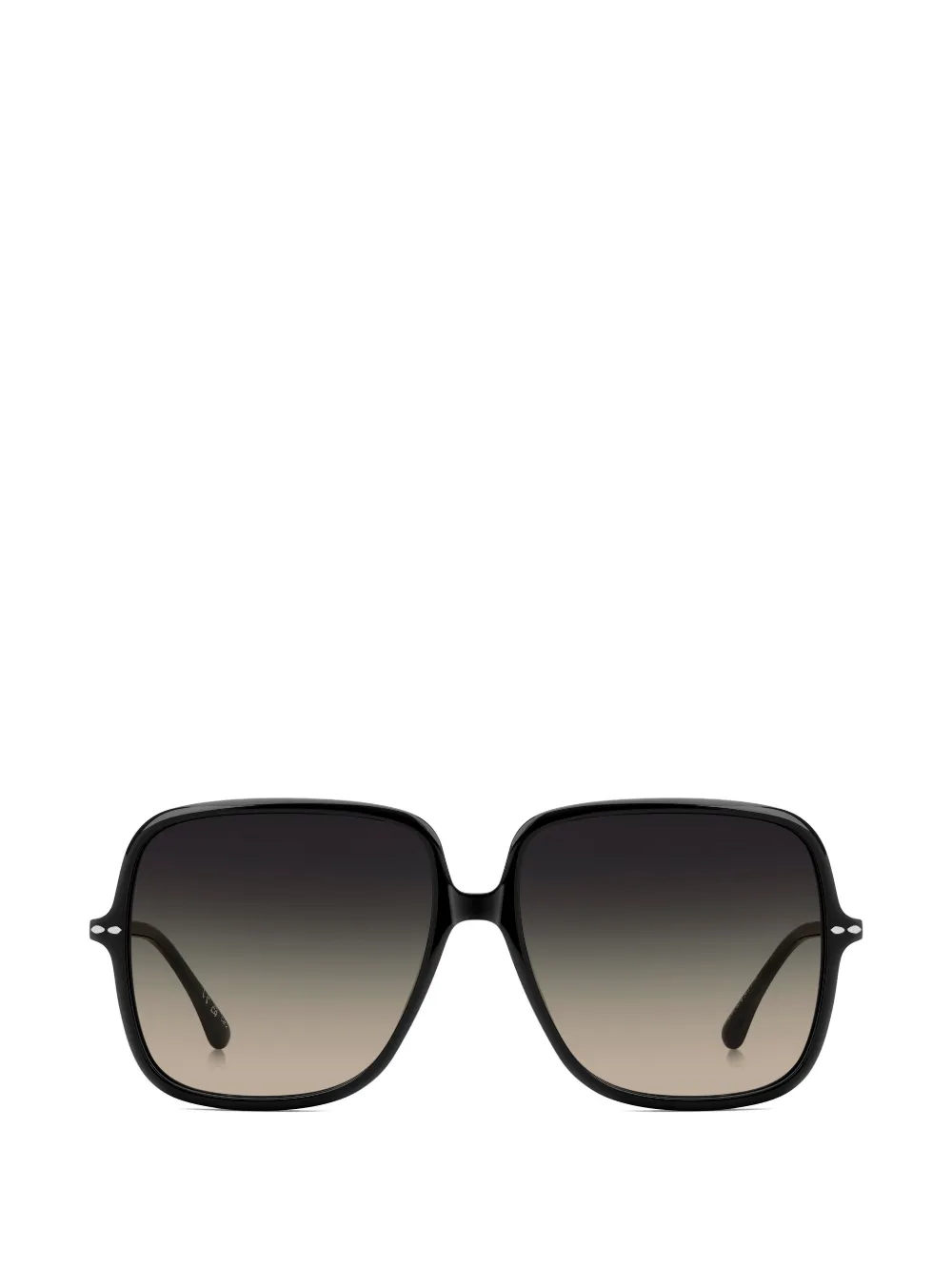 Isabel Marant Eyewear The In Love zonnebril met vierkant montuur Zwart