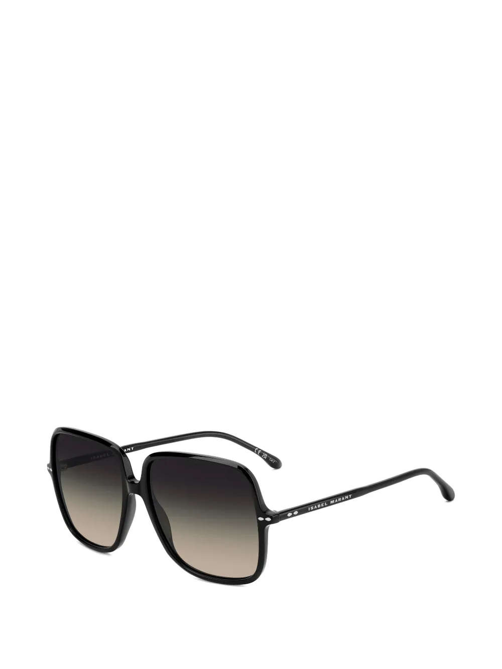 Isabel Marant Eyewear The In Love zonnebril met vierkant montuur Zwart