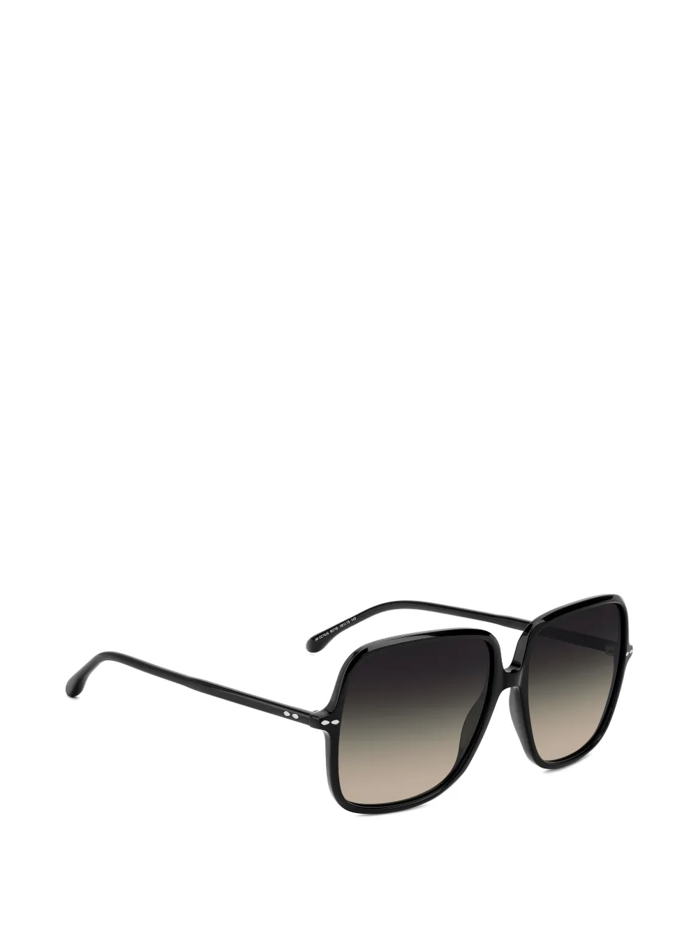 Isabel Marant Eyewear The In Love zonnebril met vierkant montuur Zwart