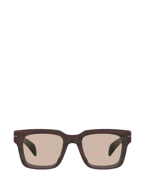 Eyewear by David Beckham lentes con armazón cuadrado y efecto de vetas de madera