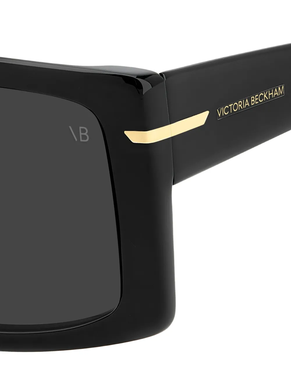 Victoria Beckham Eyewear Zonnebril met geometrisch montuur Zwart