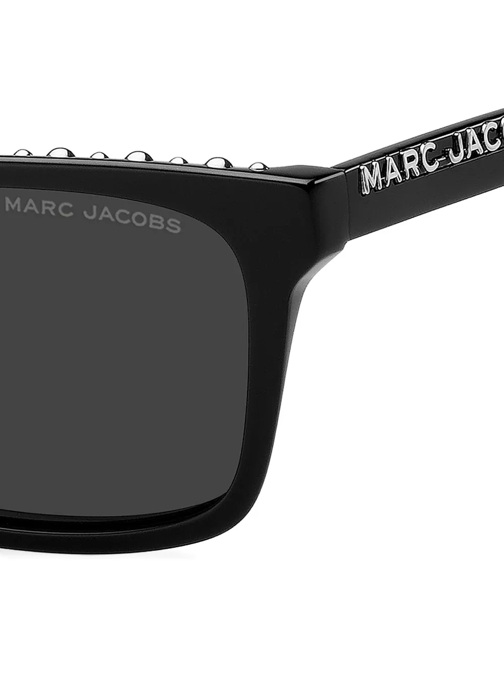 Marc Jacobs Eyewear Zonnebril met rechthoekig montuur Zwart