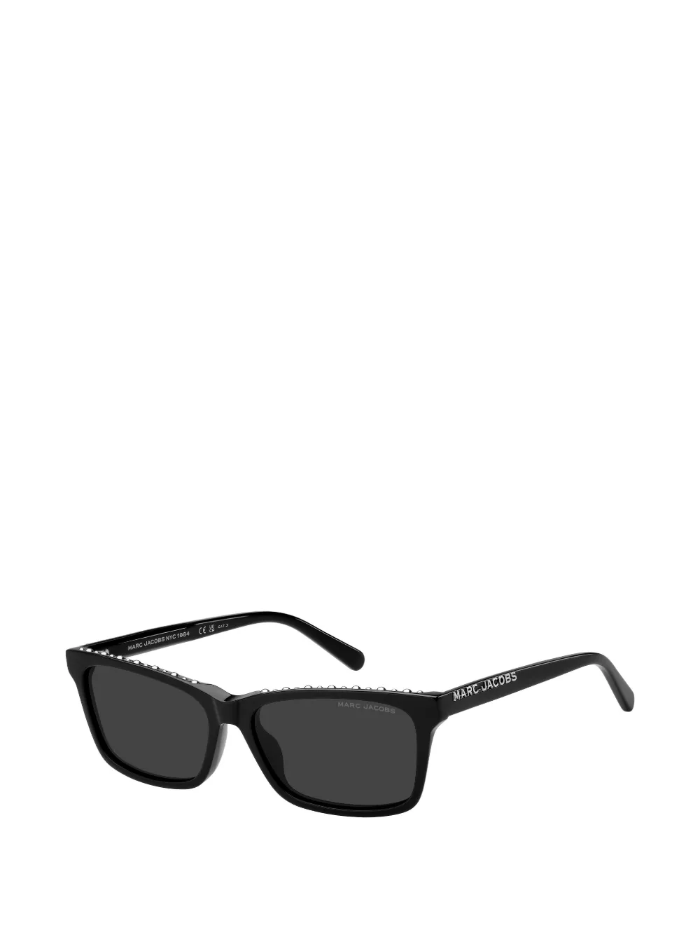 Marc Jacobs Eyewear Zonnebril met rechthoekig montuur Zwart