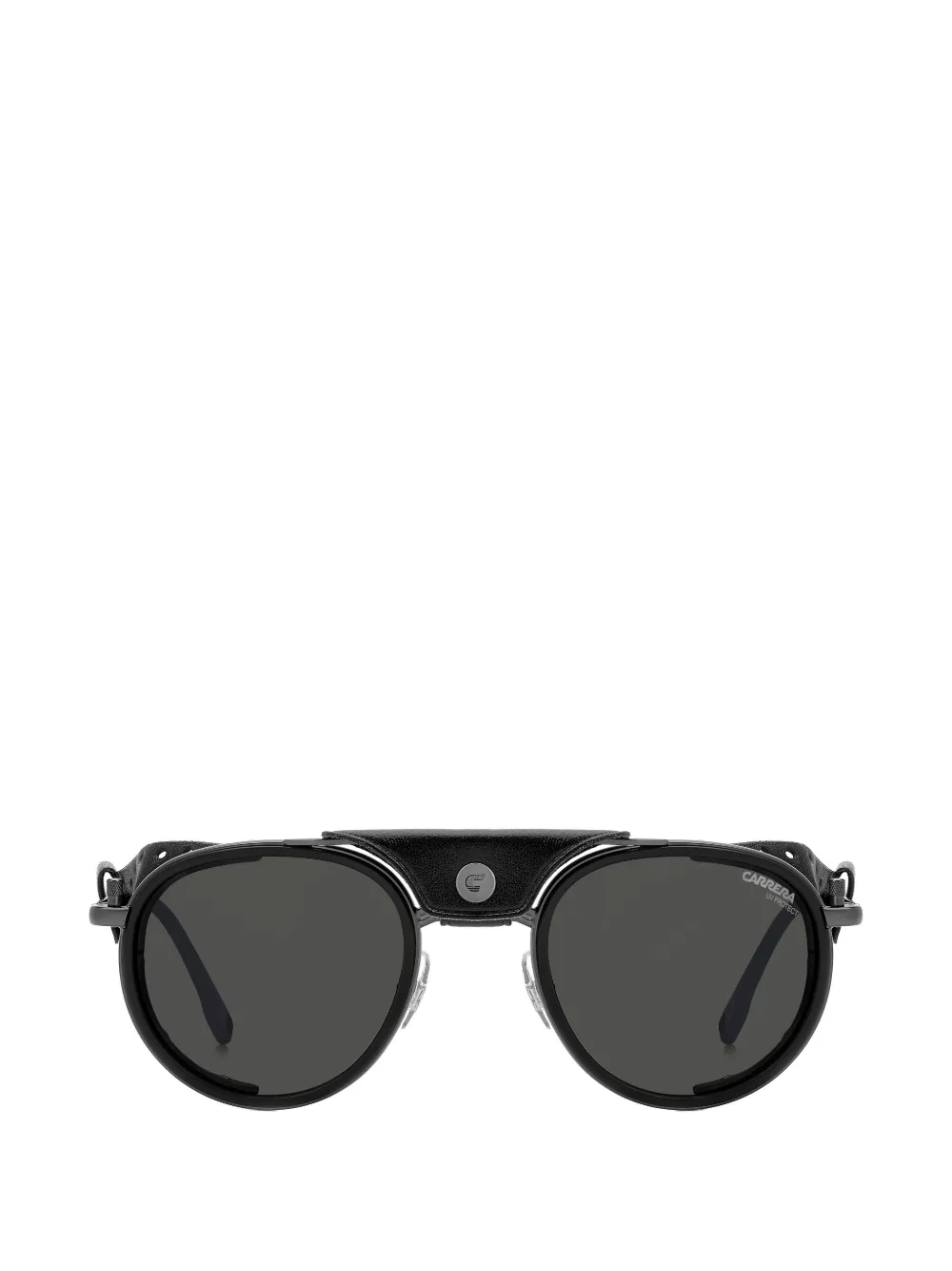 Carrera Pilotenbrille mit perforiertem Seitenschutz - Schwarz