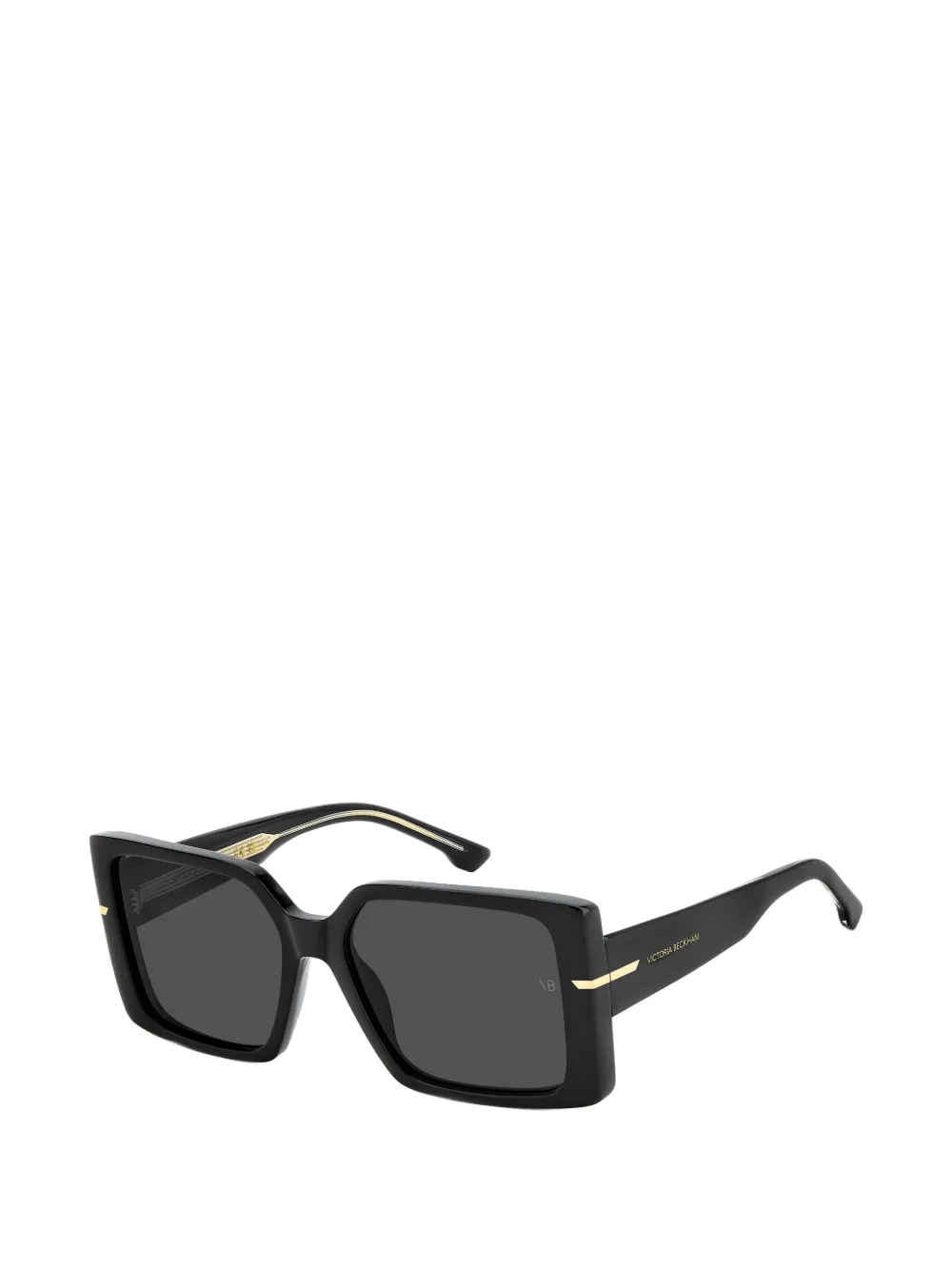 Victoria Beckham Eyewear Zonnebril met vierkant montuur Zwart