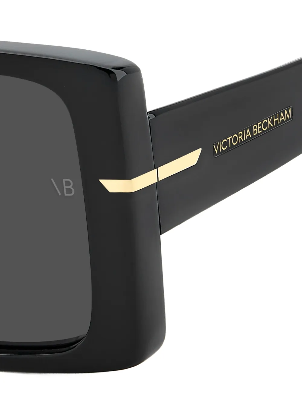 Victoria Beckham Eyewear Zonnebril met vierkant montuur Zwart