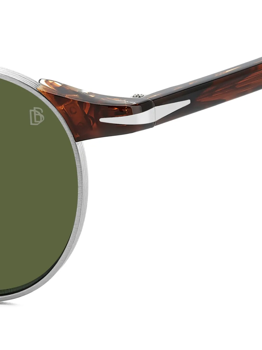 Eyewear by David Beckham Zonnebril met rond montuur Bruin