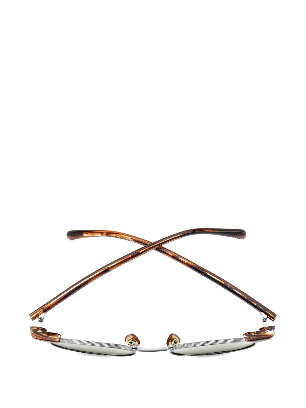 Eyewear by David Beckham Zonnebril met rond montuur Bruin