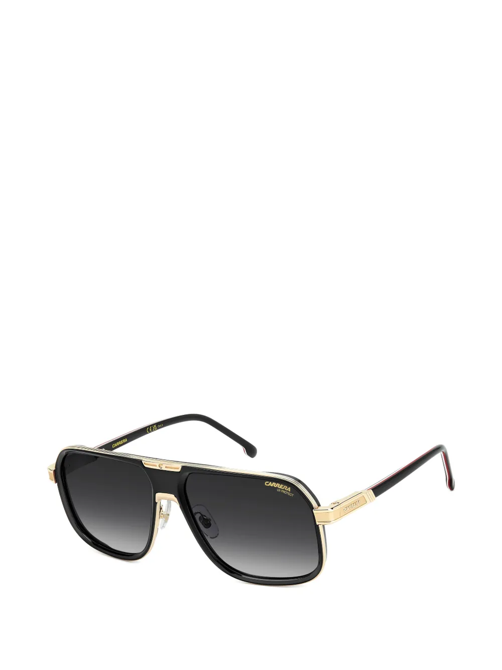 Carrera 1090 S zonnebril met geometrisch montuur Zwart