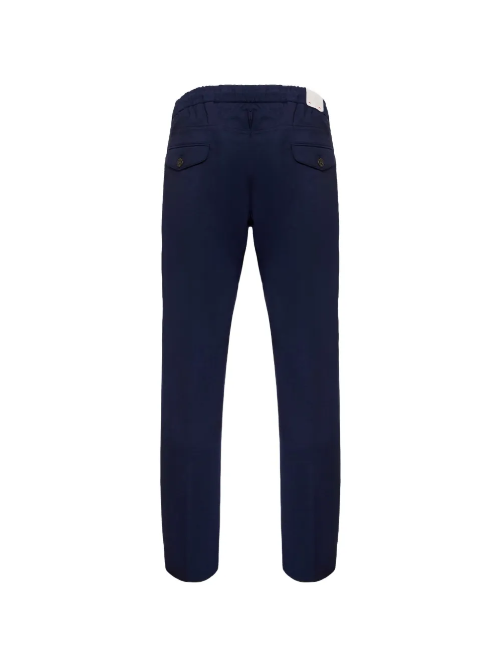 Eleventy Broek met trekkoordtaille Blauw