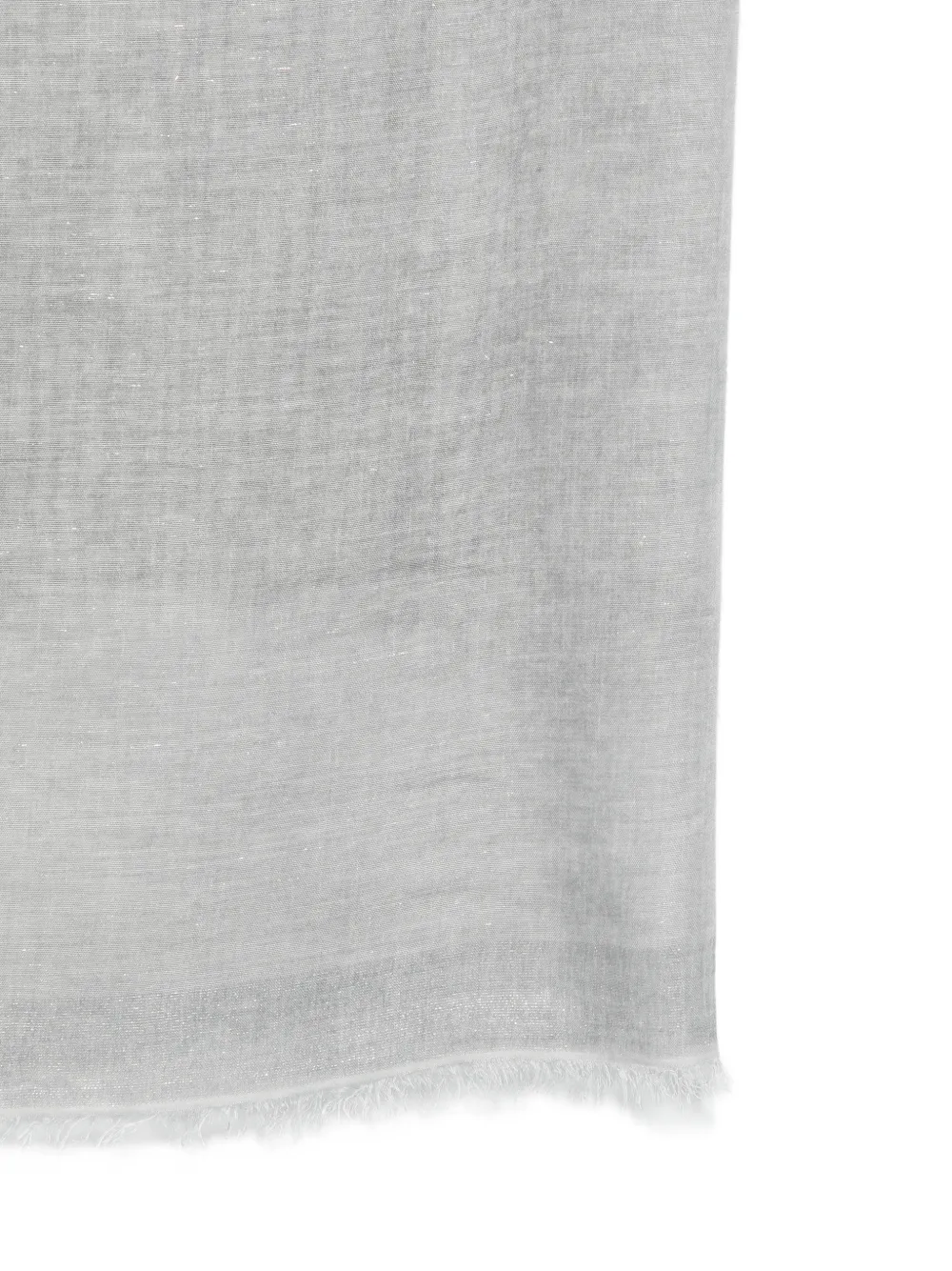 Faliero Sarti Diamante frayed scarf Grijs