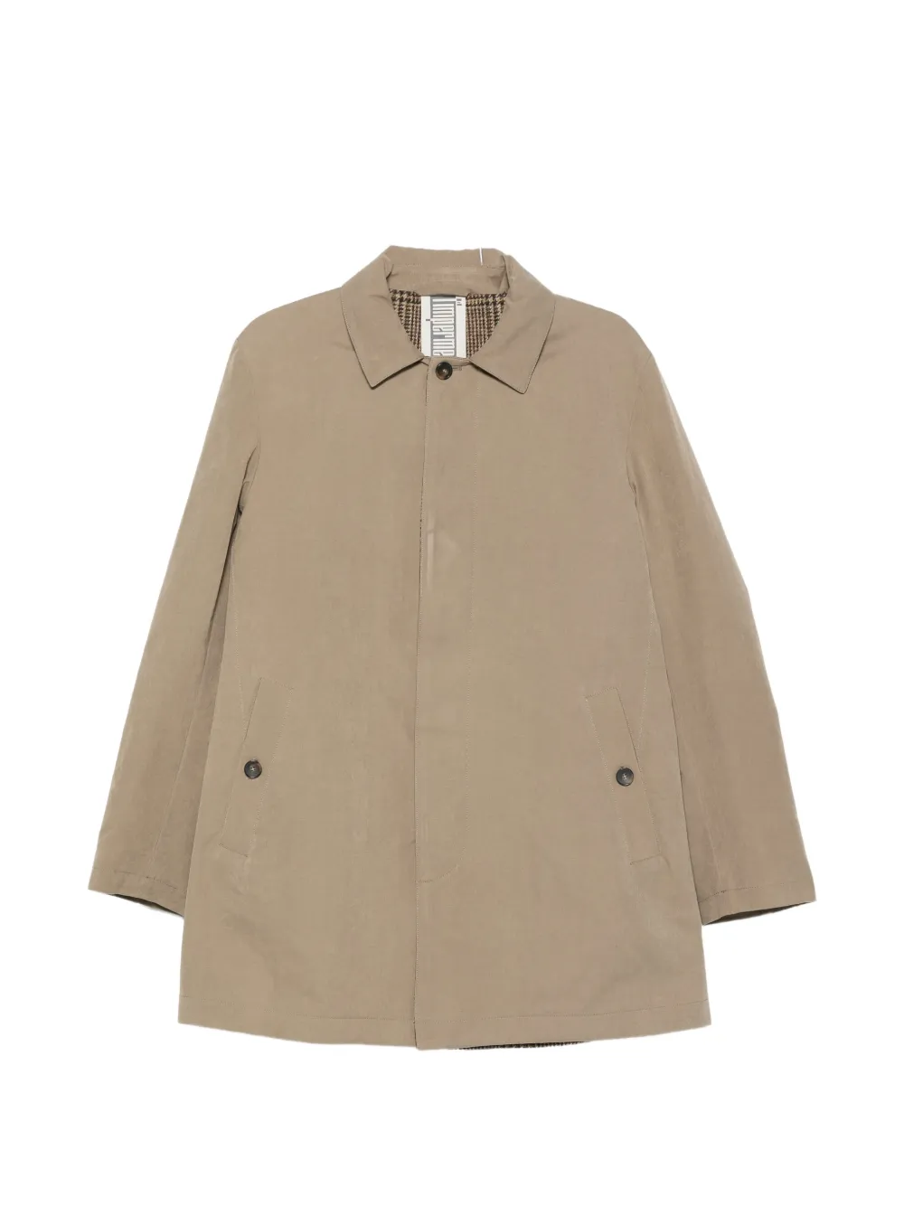 L'impermeabile Brando button-fastening coat - Tons neutres L'impermeabile Brando button-fastening coat - Tons neutres