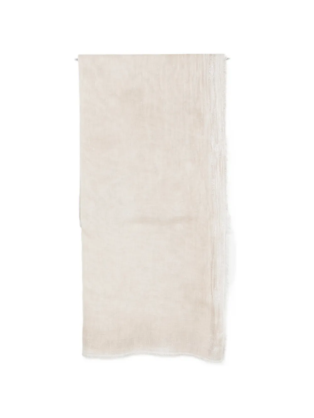 Faliero Sarti Diamante frayed scarf - Nude