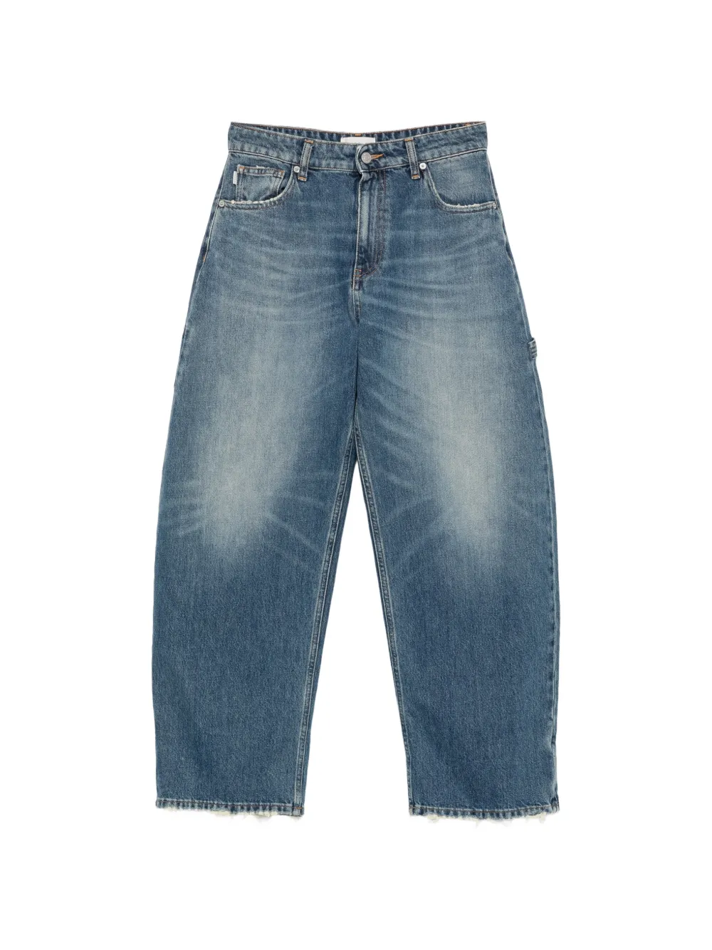 VICOLO faded-effect tapered jeans - Blu