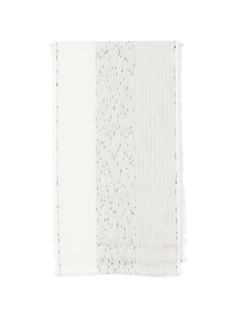 Faliero Sarti Vania frayed scarf - Weiß