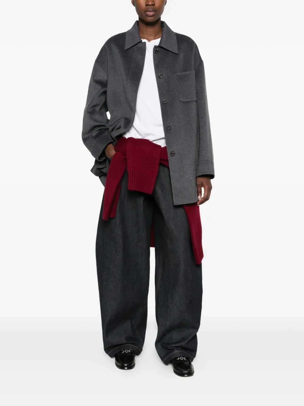 Vicolo Patch-pocket Jacket In Blue