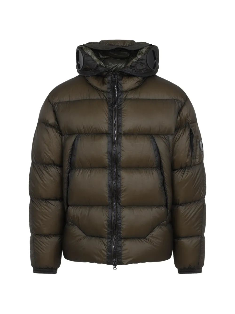 C.P. Company Goggle-detail padded coat - Grün