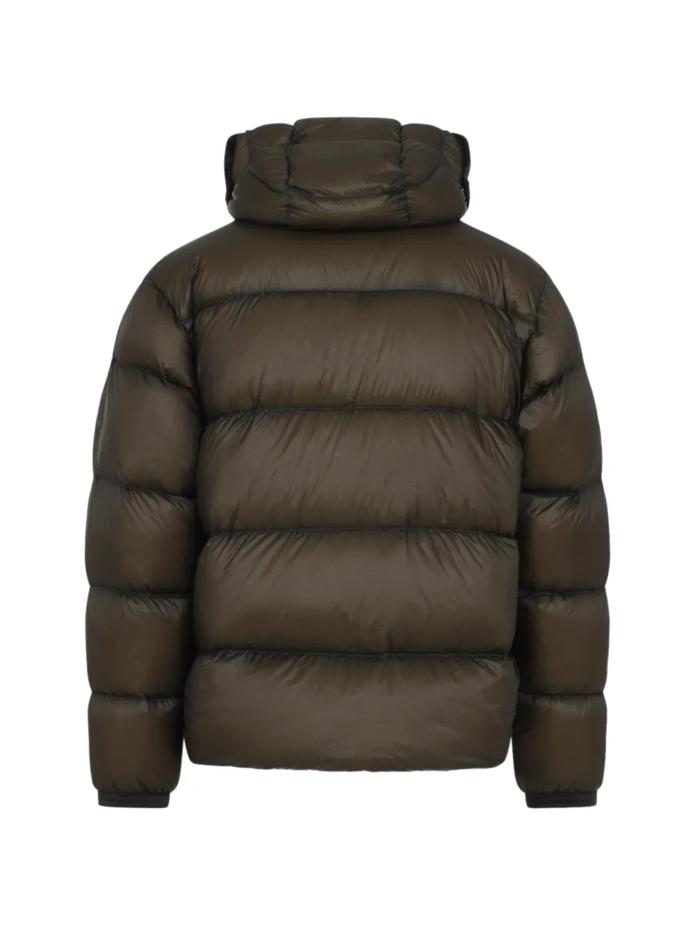 C.P. Company Goggle-detail padded coat Groen