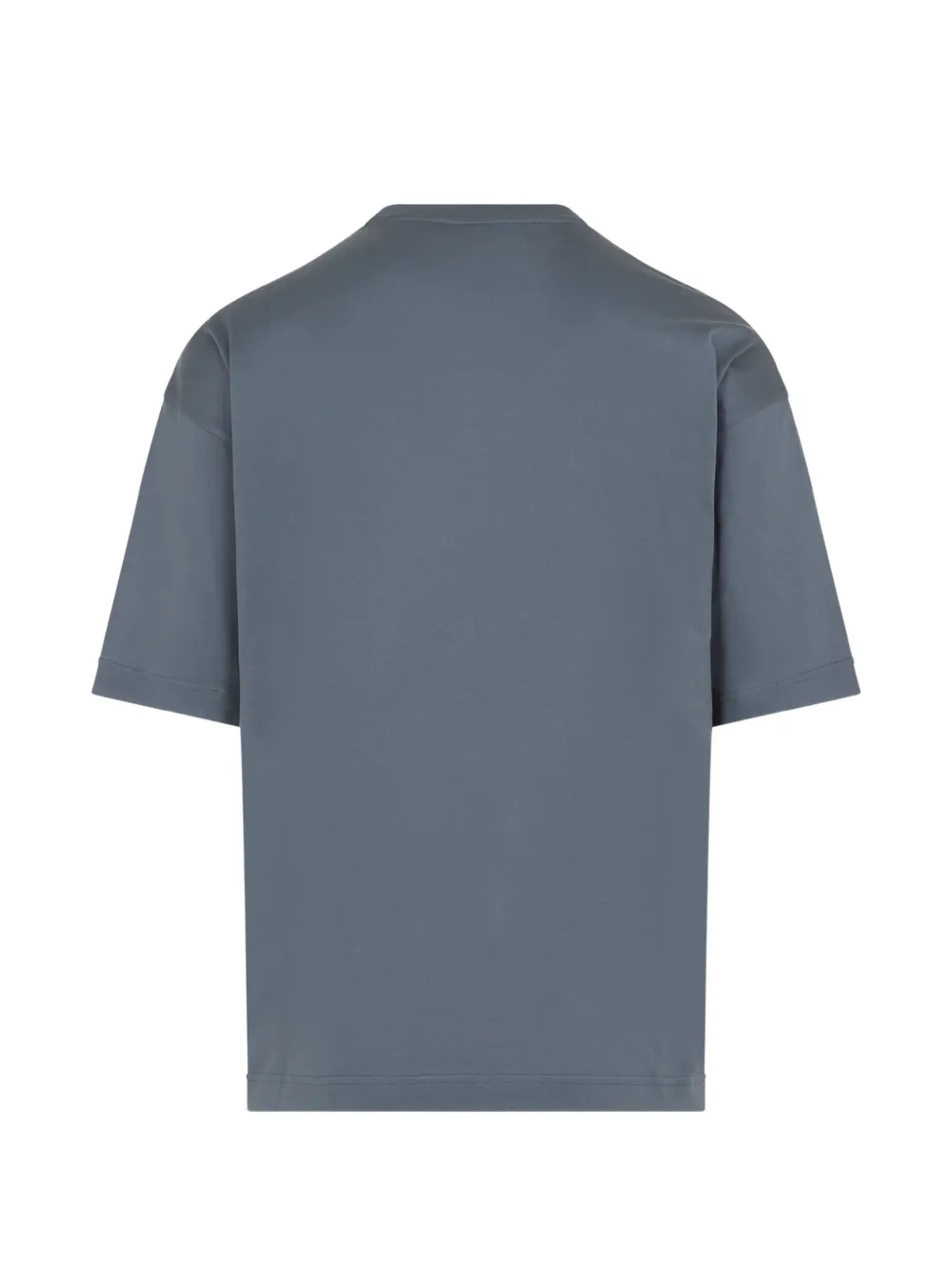 Kiton logo-embroidered T-shirt Grijs
