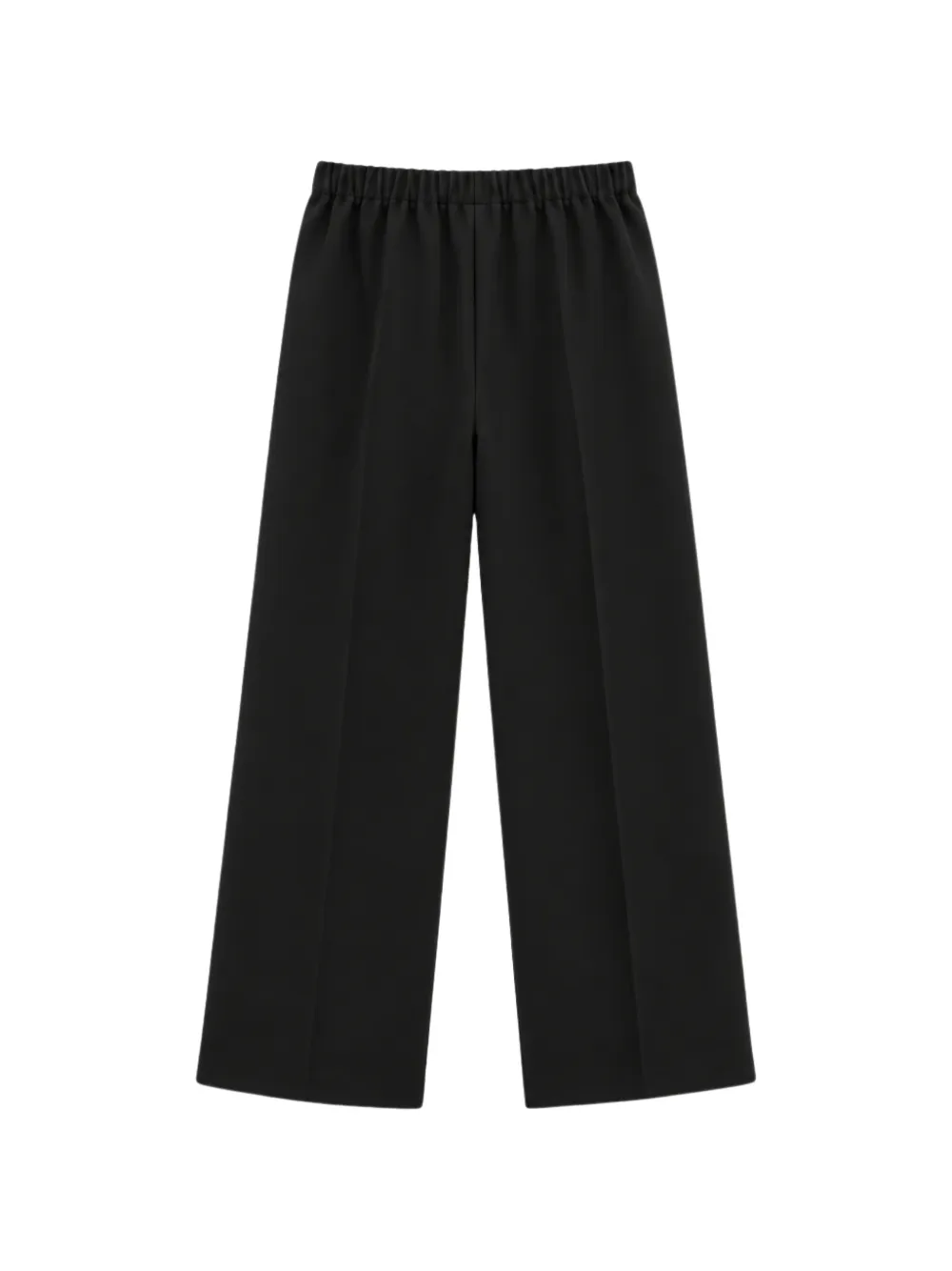 Liviana Conti Ethan elasticated-waistband wide-leg trousers Zwart