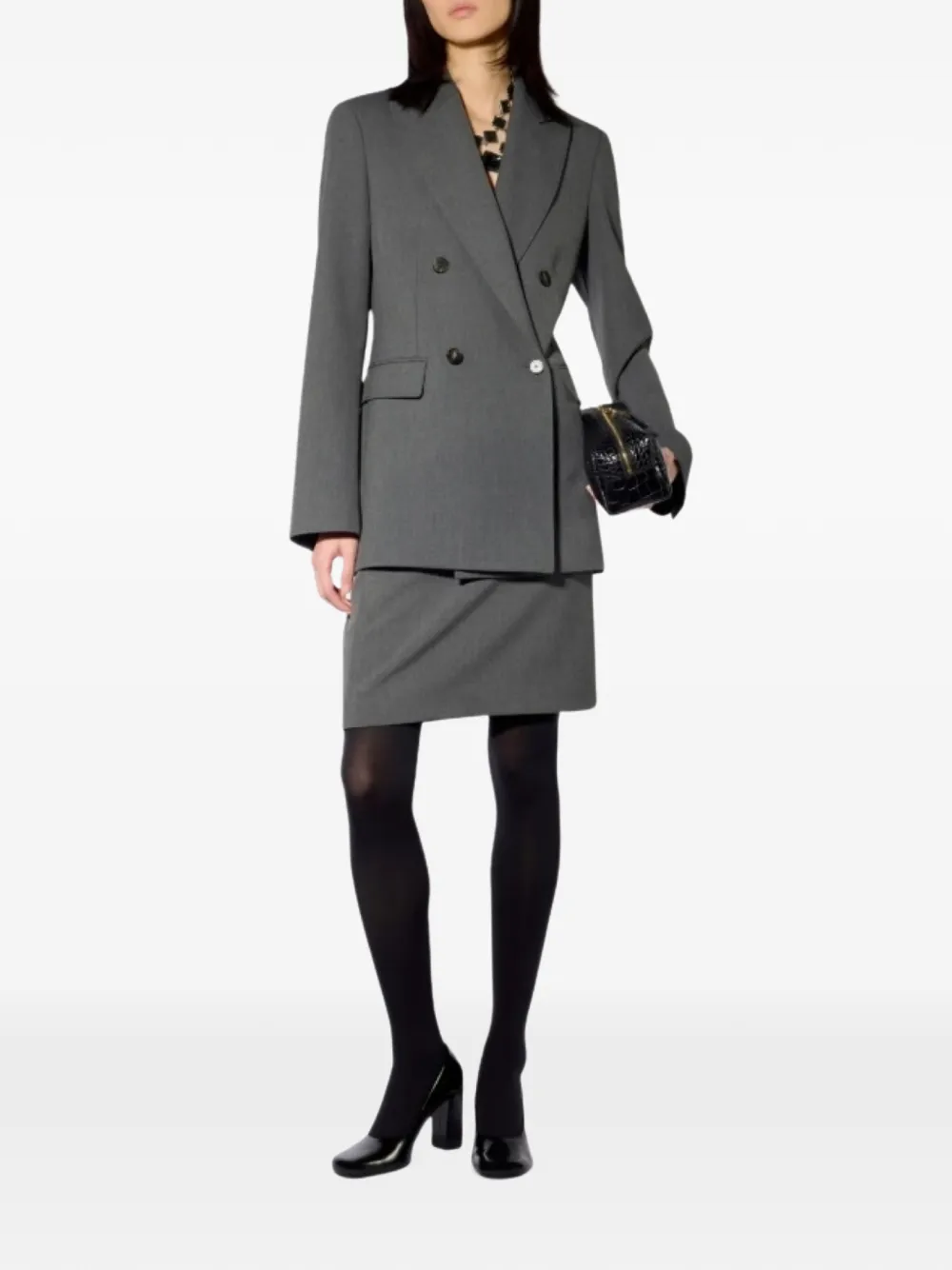 Liviana Conti double-breasted blazer Grijs