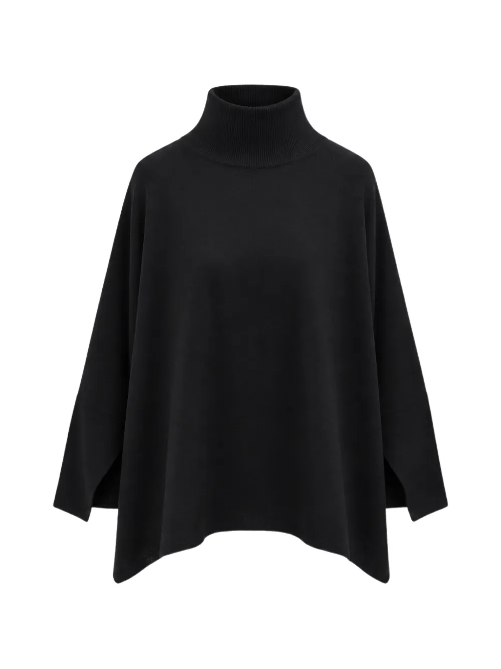 Liviana Conti high-neck batwing-sleeve sweater - Schwarz