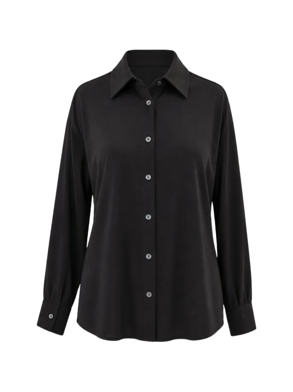 Liviana Conti Clotilde button-down long-sleeve shirt - Schwarz