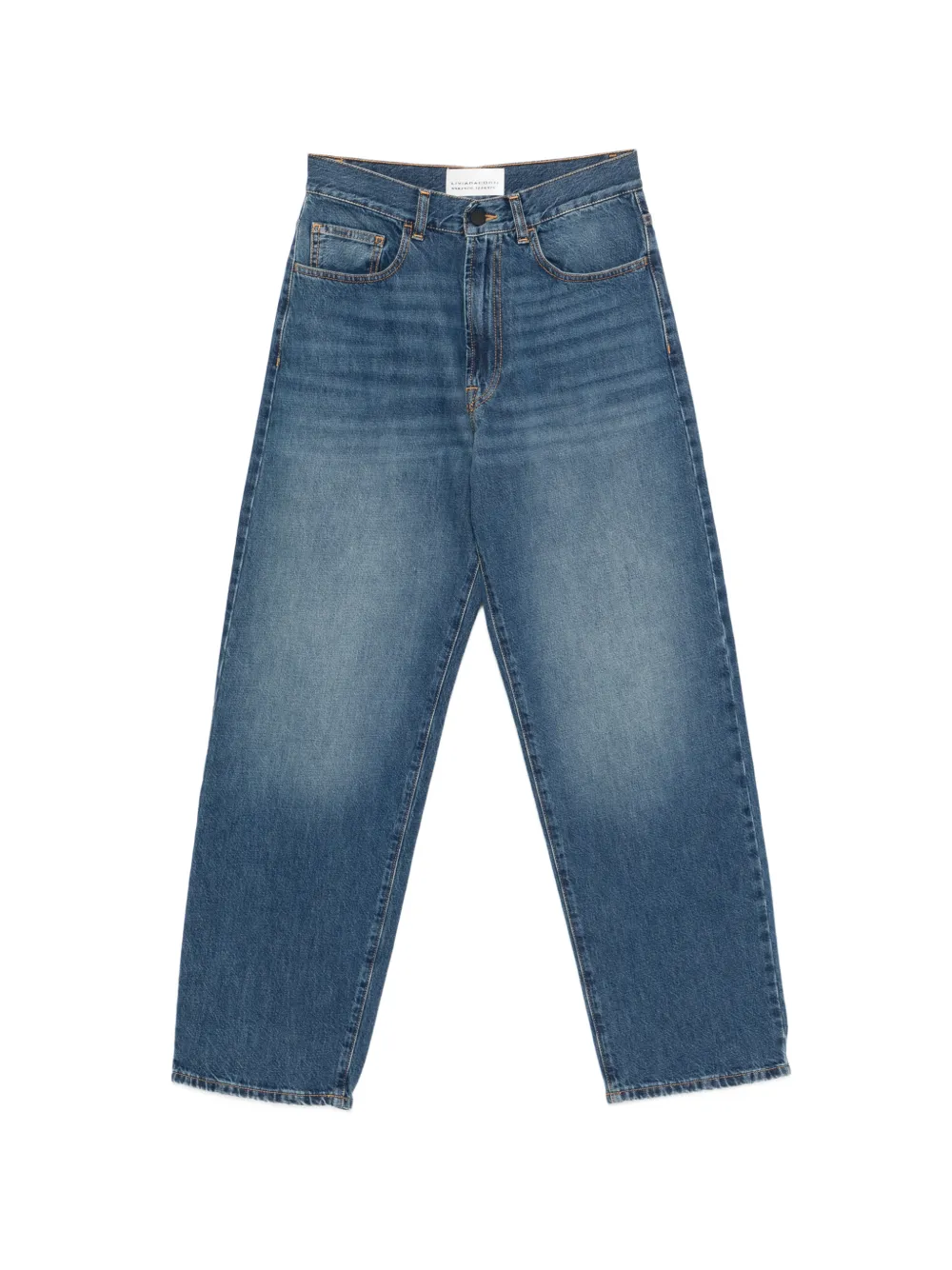 Liviana Conti Sheldon faded-effect straight-leg jeans - Blu