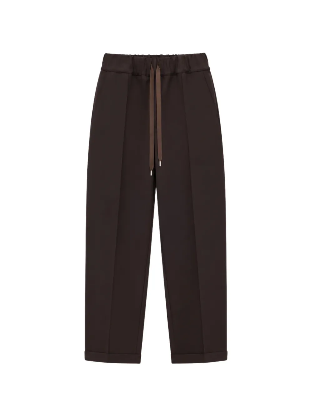 Liviana Conti Brian elasticated drawstring-waist trousers - Braun