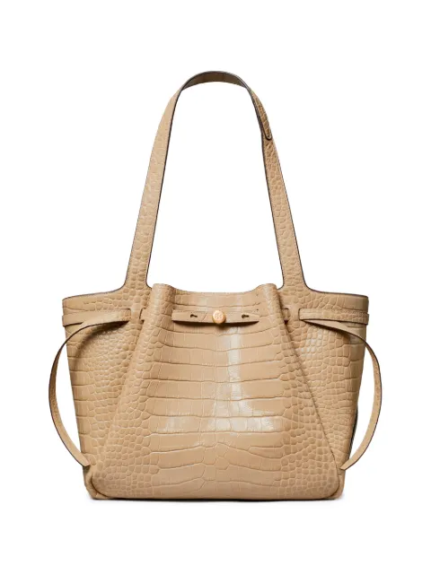 Tory Burch Bolsa tote Romy efeito pele de crocodilo