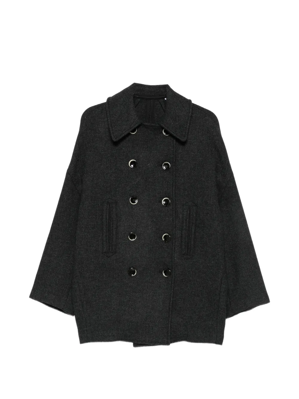 Nine In The Morning double-breasted coat - Grau