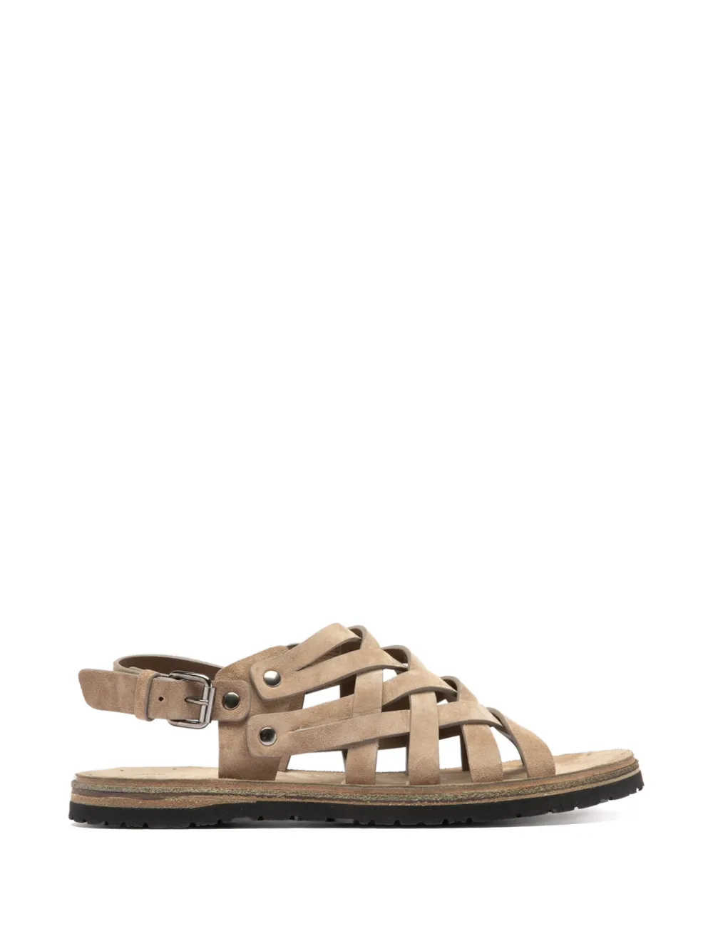 Officine Creative Chios woven leather sandals - Nude